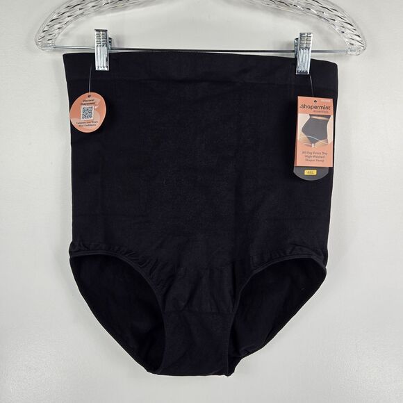 Shapermint Women's 4XL All Day Every Day High Waisted Shaper Panty Black NWT - Picture 1 of 6